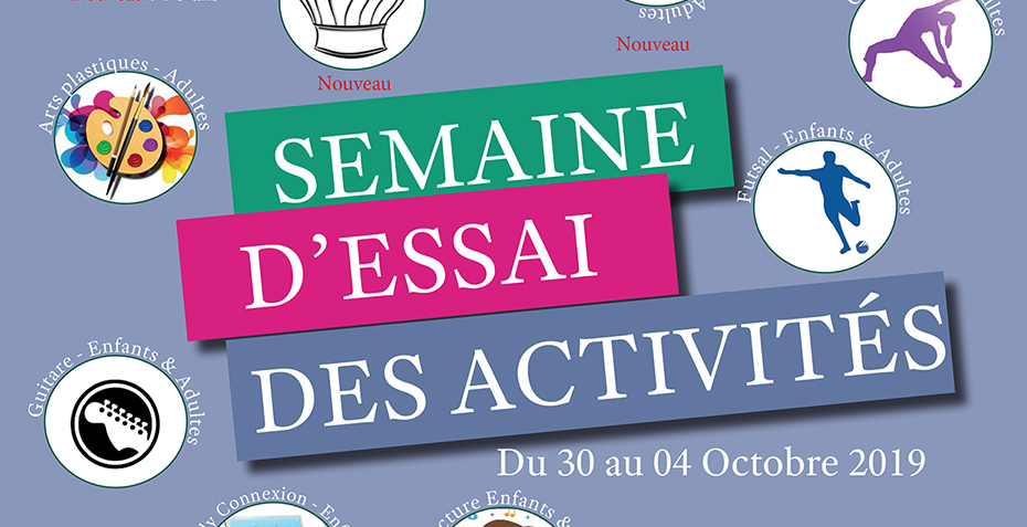 Centre Social Boilly reprise des activités enfants et adultes 2019