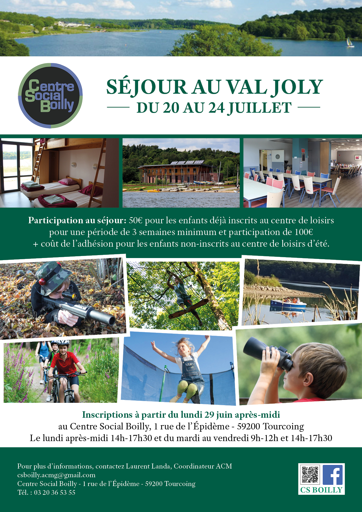 Affiche ACM Séjour Val Joly juillet 2020
