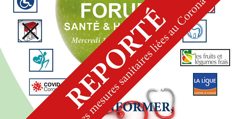 affiche forum santé septembre 2020 reporté