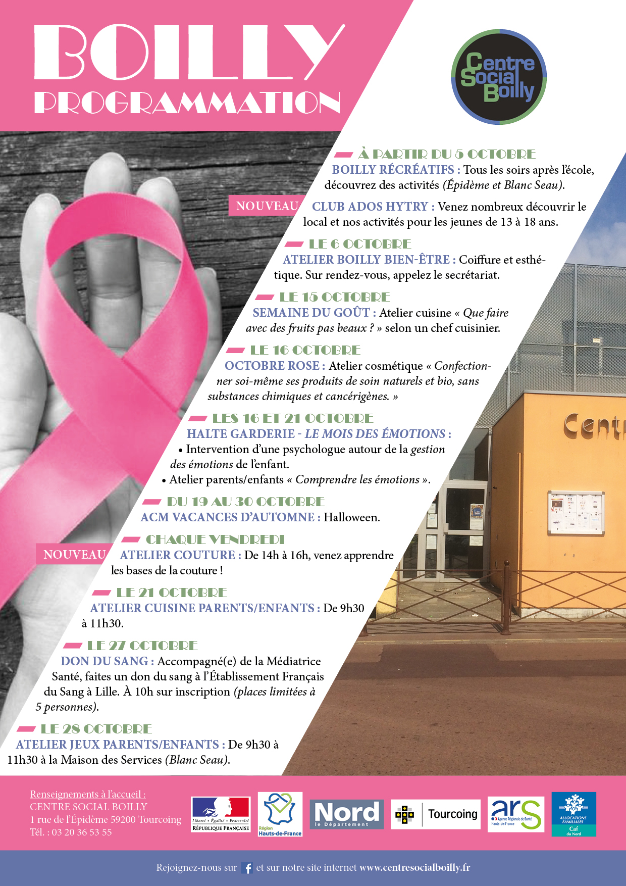 Boilly Programmation octobre 2020