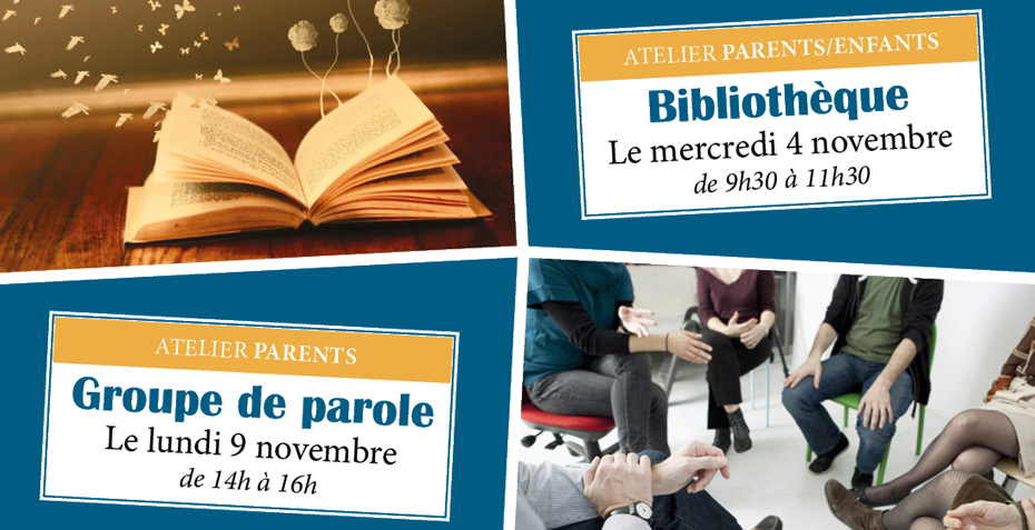 ateliers le temps des parents et des enfants novembre 2020