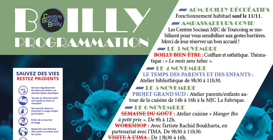 boilly programmation novembre 2020